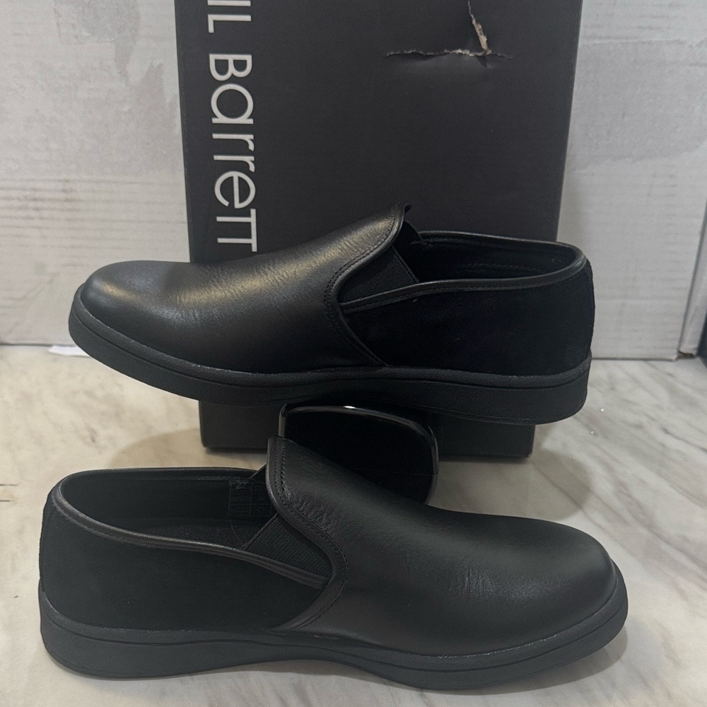 Neil Barrett Black Leather Loafers size 34 and a size 40